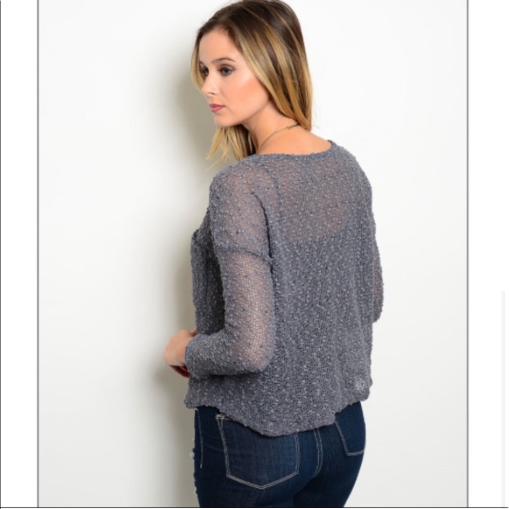 NEW Gray Light weight long sleeve shirt - Picture 3 of 3